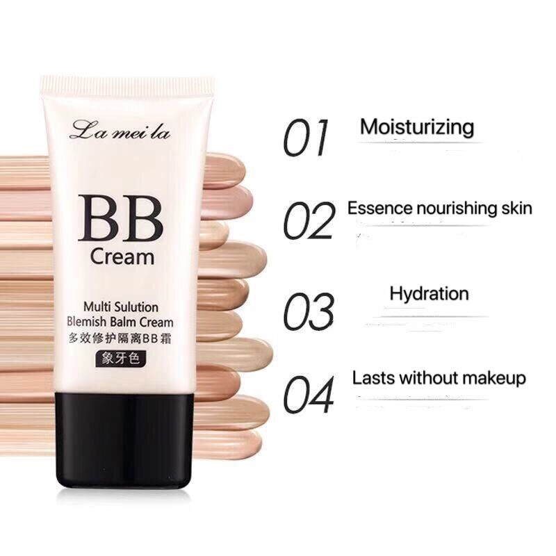Kem nền BB dạng lỏng kiềm dầu che khuyết điểm lâu trôi chống thấm nước