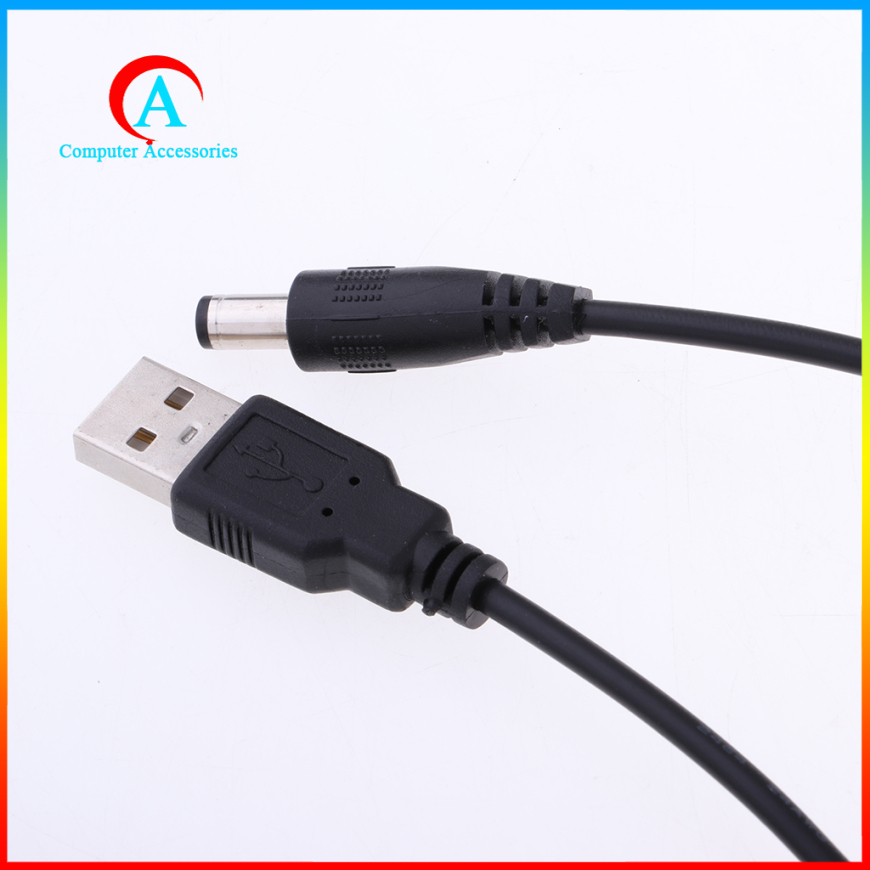 Dây Cáp Chuyển Đổi Đầu Usb 2.0 A Male Sang Dc 5.5x2.1mm 5v | BigBuy360 - bigbuy360.vn
