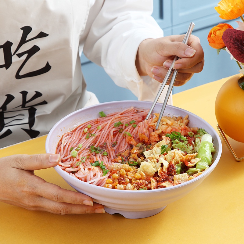 Tô Nhựa Đựng Mì Ý Cỡ Lớn 7-Inch Chống Sốc Phong Cách Nhật Bản