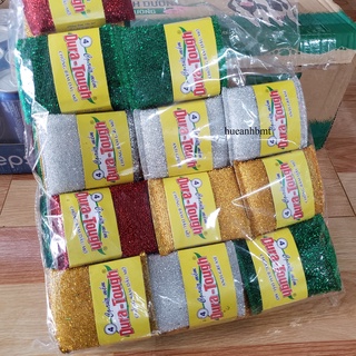 Combo 4 Miếng Cọ Rửa Chén Bát, Cọ Xoong Nồi