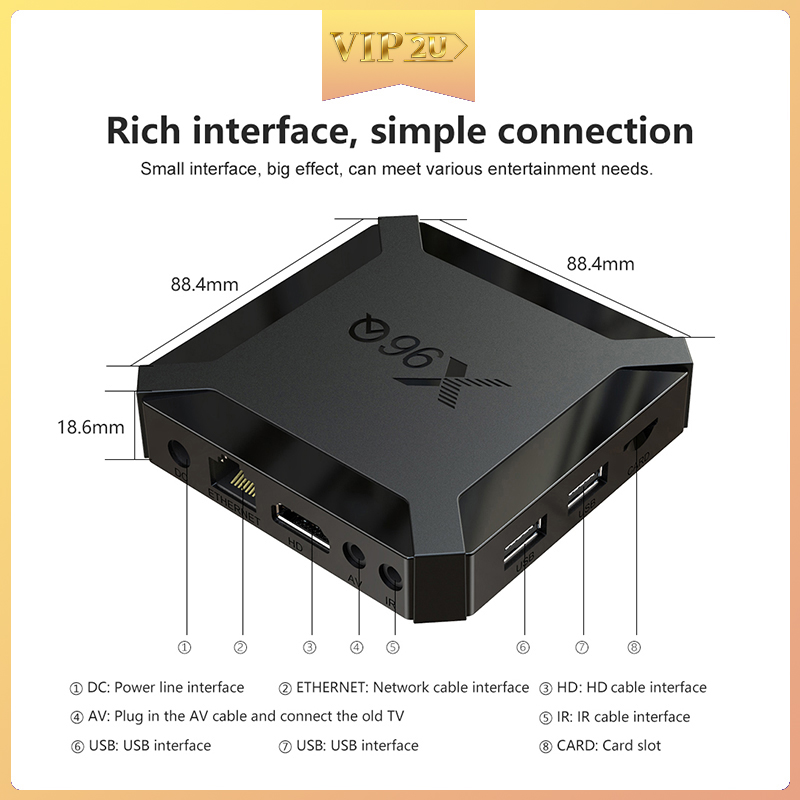 ANDROID Tv Box X96Q 4k Allwinner H313 Quad Core 2gb 16gb Youtbe Và Phụ Kiện