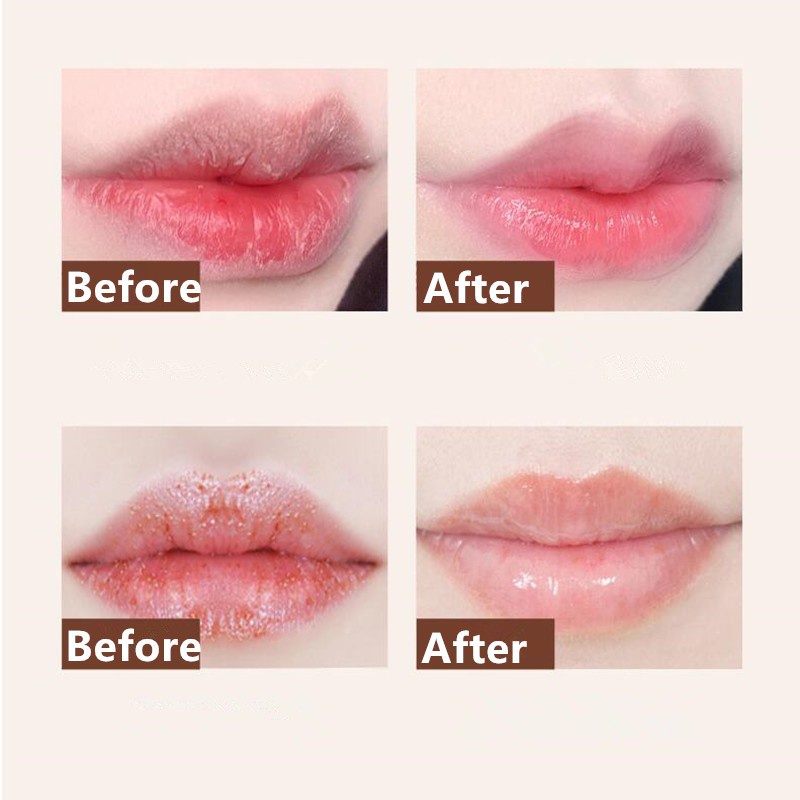[Hàng mới về] Tẩy tế bào chết môi HANBOLI chiết xuất bơ/đào/cà phê vitamin E dưỡng ẩm xóa mờ nếp nhăn MM
