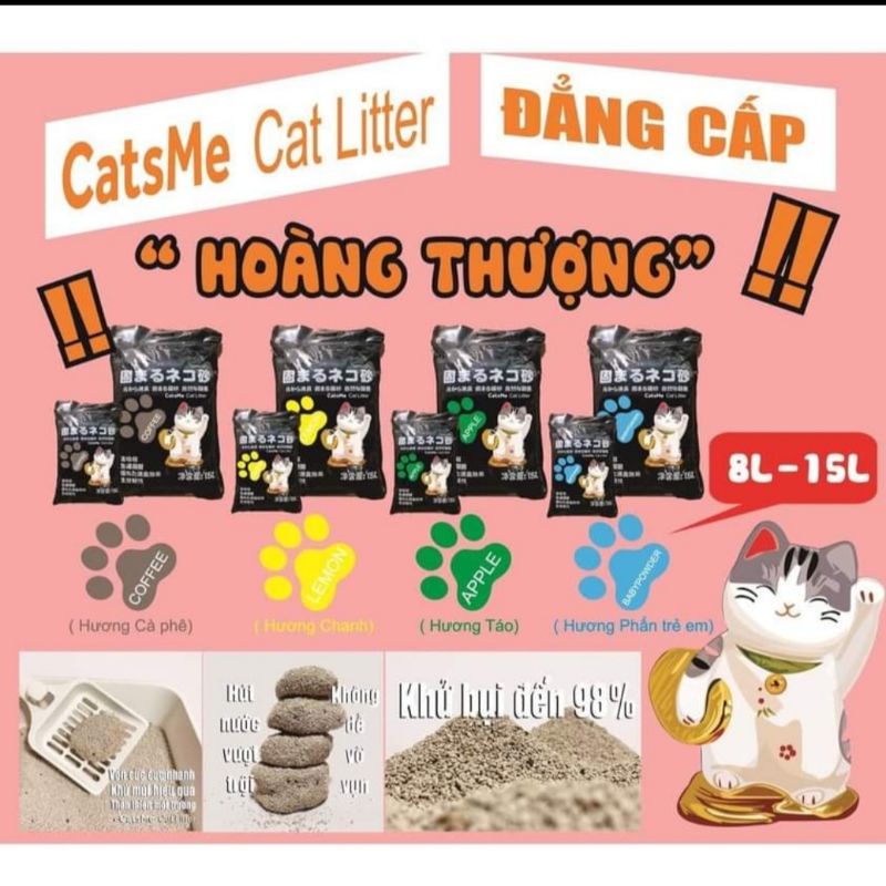 Cát Nhật đen- Cát vệ sinh cho mèo