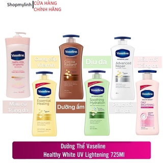 Sữa dưỡng thể toàn thân Vaseline 725ml
