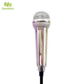 ♥♣♥ Mini Karaoke Condenser Wired 3.5mm Stereo Microphone Mic For Android Mobile Phone