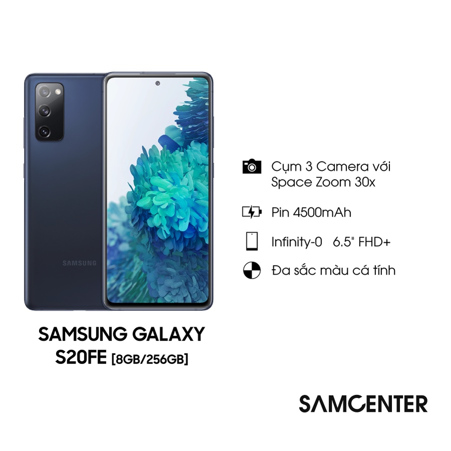 [ELBAU5 Giảm 5% Tối Đa 500K] Điện Thoại Samsung Galaxy S20 FE (8GB/256GB) - Hàng chính hãng