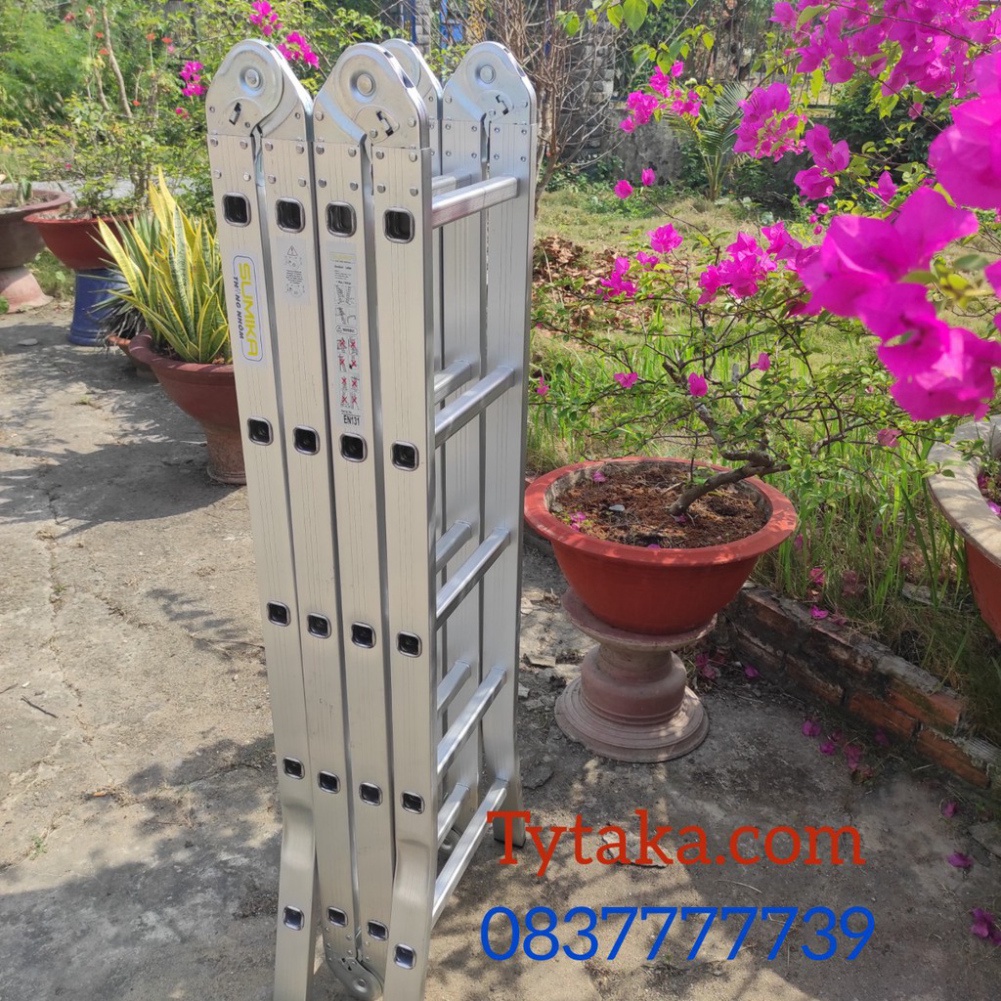 THANG NHÔM GẤP 4 ĐOẠN ✅SUMIKA SK605 5M8✅