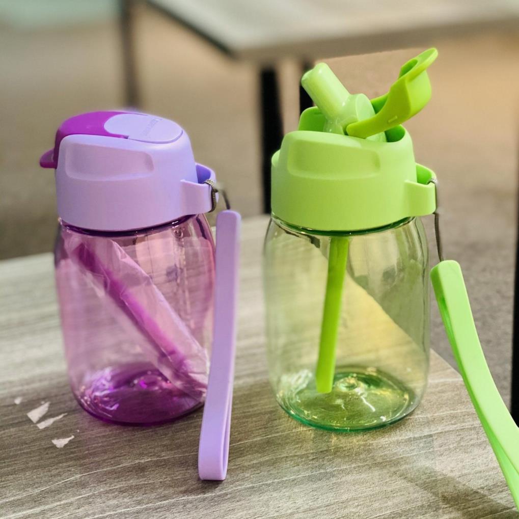Bình nước Tupperware Mini Lohas With Straw chịu nhiệt 120 độ cho bé có kèm ống hút an toàn - Tupperware chính hãng