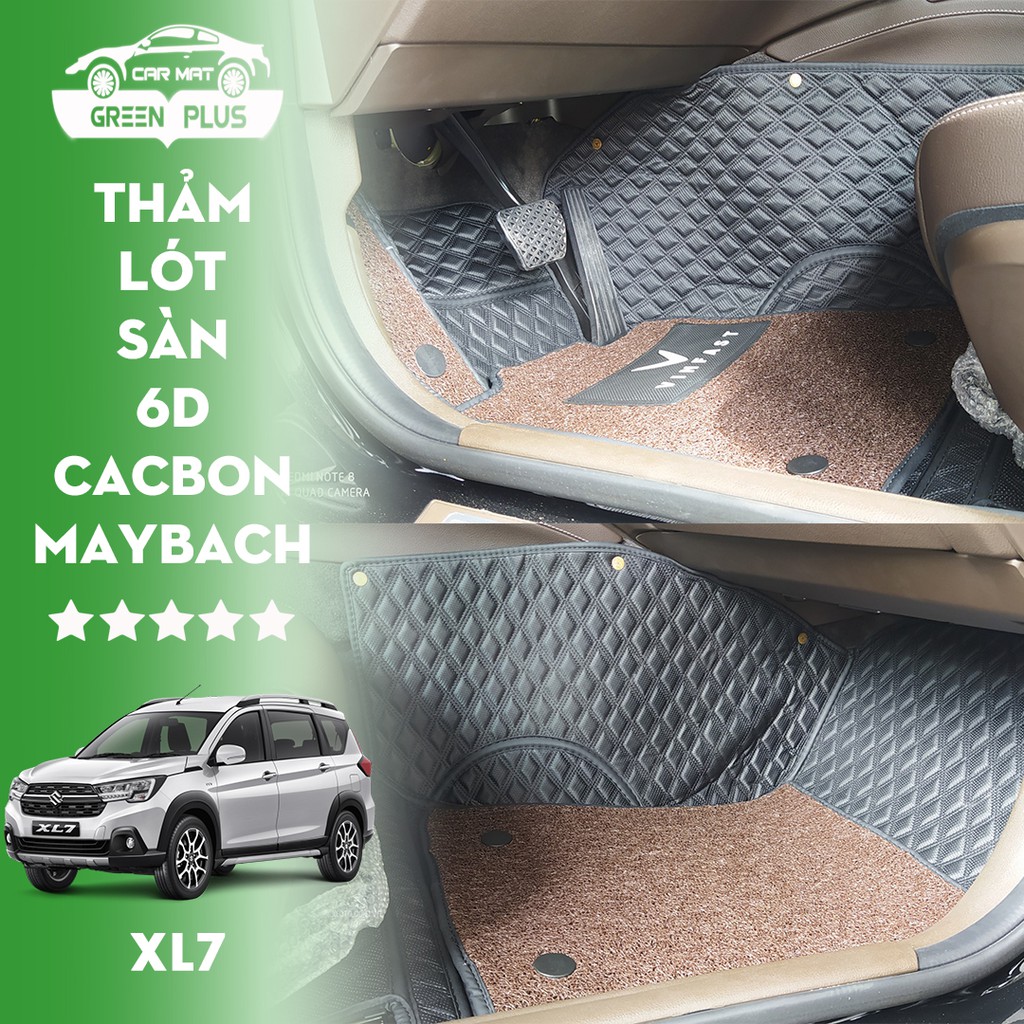 Thảm lót sàn ô tô 5D,6D Cacbon Maybach Suzuki XL7