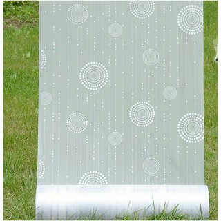 Decal dán kính hình những tâm vòng tròn 3m x 45cm