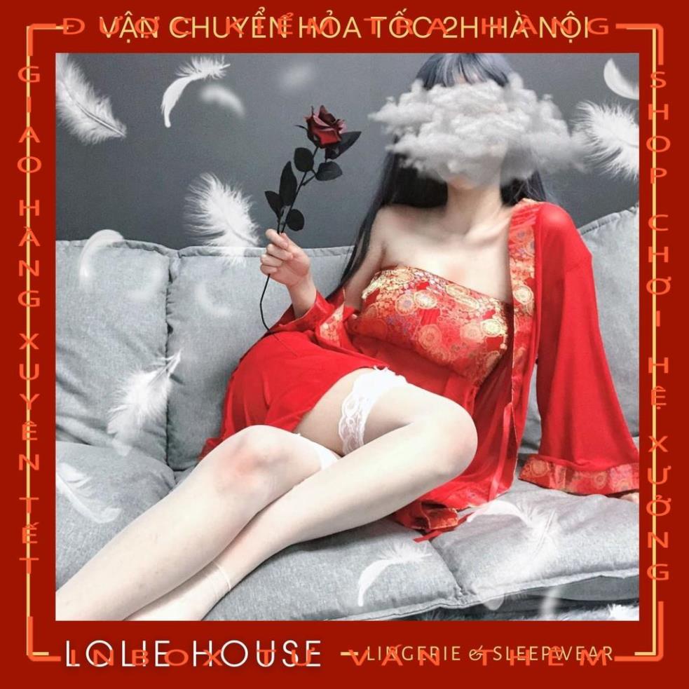 Cosplay cổ trang sexy có áo choàng - Set váy đầm ngủ sexy cổ trang Trung Quốc gợi cảm LOLIE HOUSE - CP24  - hot tiktok | BigBuy360 - bigbuy360.vn