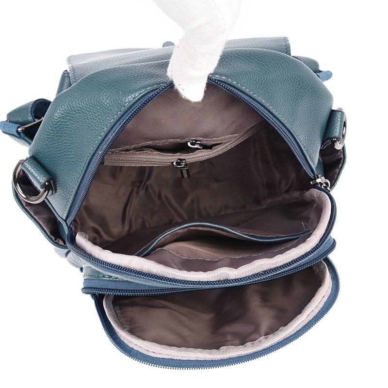 Balo da nữ thời trang kiêm đeo chéo, chất da cao cấp chống thấm nước tốt BMV0290