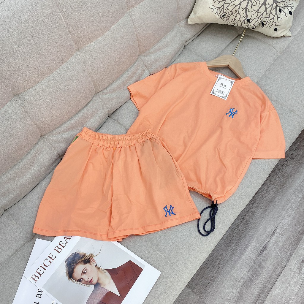 Set đồ nữ cá tính, set quần sóc áo thun đi chơi sang chảnh mùa hè đẹp 8A00082 | BigBuy360 - bigbuy360.vn
