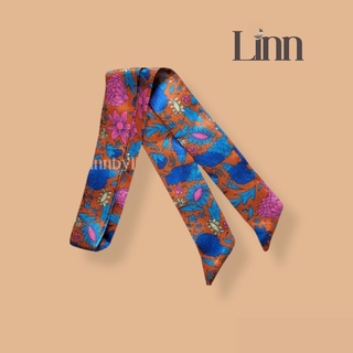 Dây cột tóc, khăn lụa, khăn turban cột tóc cột túi xách vải lụa mềm Linn