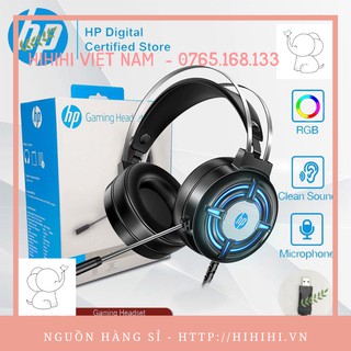 [hihi giá sỉ  10]HEADPHONE 7.1 HP H120G ( 1 CỔNG USB ) LED RGB LOẠI TỐT