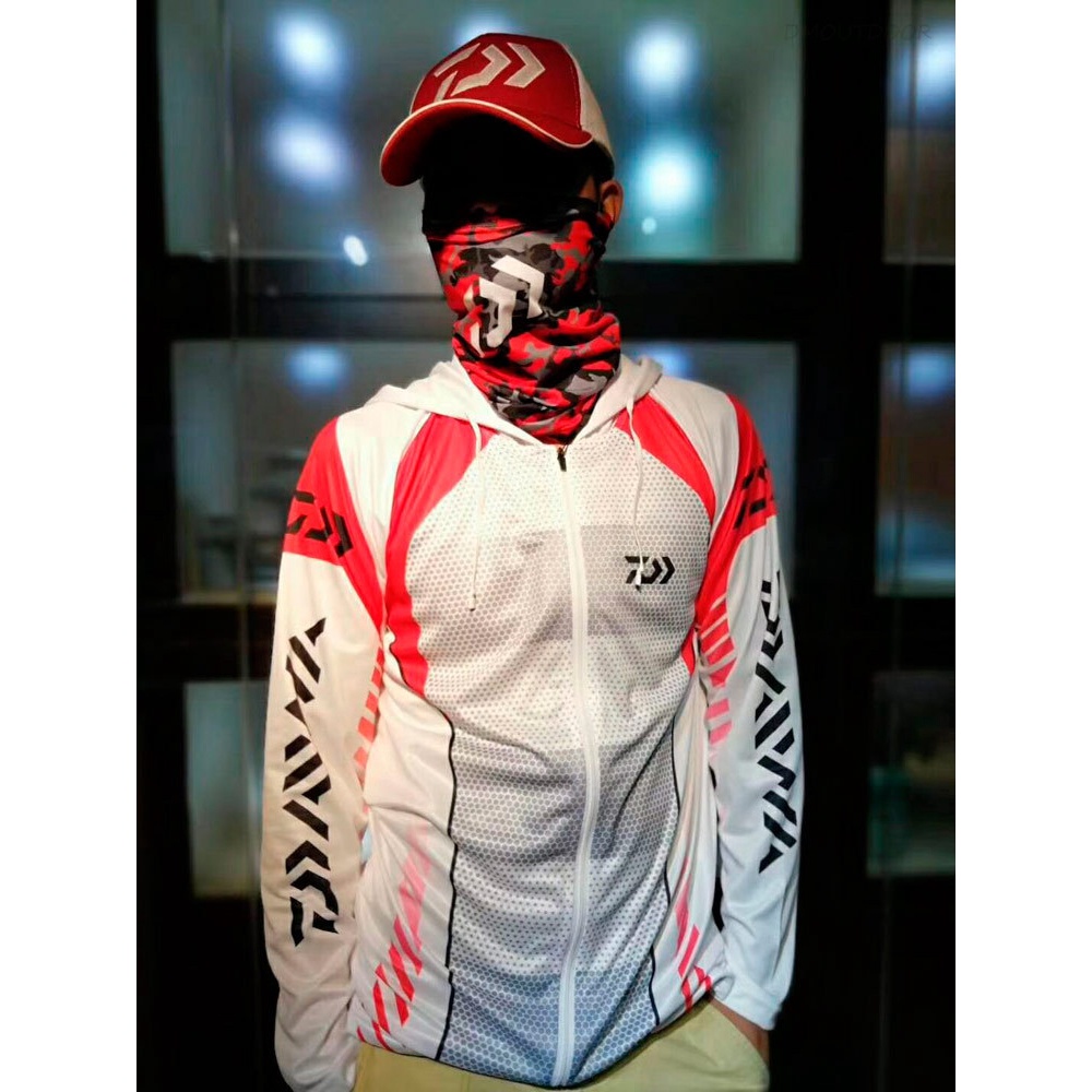 DAIWA Áo Khoác Câu Cá Dài Tay Chống Tia UV Nhanh Khô Phong Cách Mới Năm 2023 Size S-6XL
