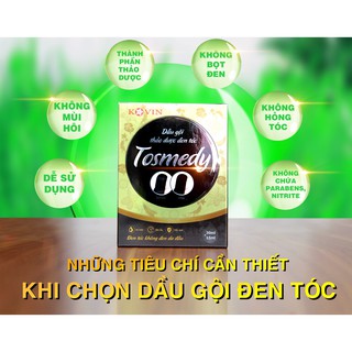 Dầu gội thảo dược đen tóc TOSMEDY