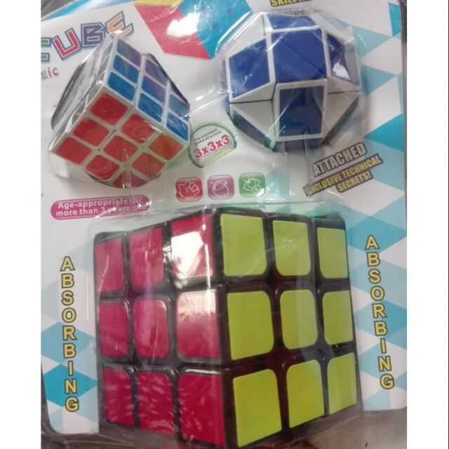 Vỉ rubik (3khối)