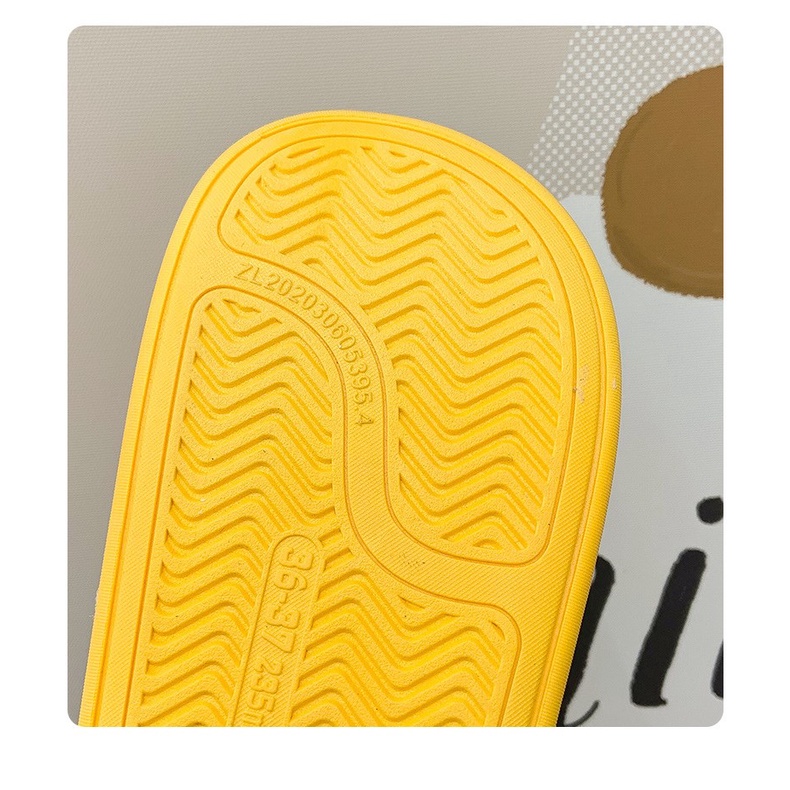 Dép quai ngang nam nữ đi trong nhà Gấu Bear đi êm chân chống nước trơn trượt tốt nhựa eva siêu bền TH-79