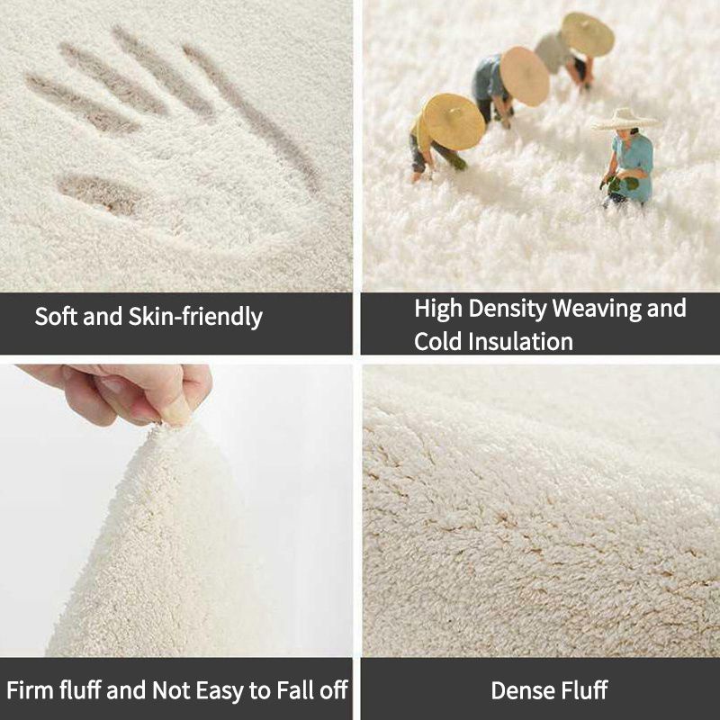 Thảm chùi chân lông cừu chống trơn trượt họa tiết mèo dễ thương kích thước 60x160cm