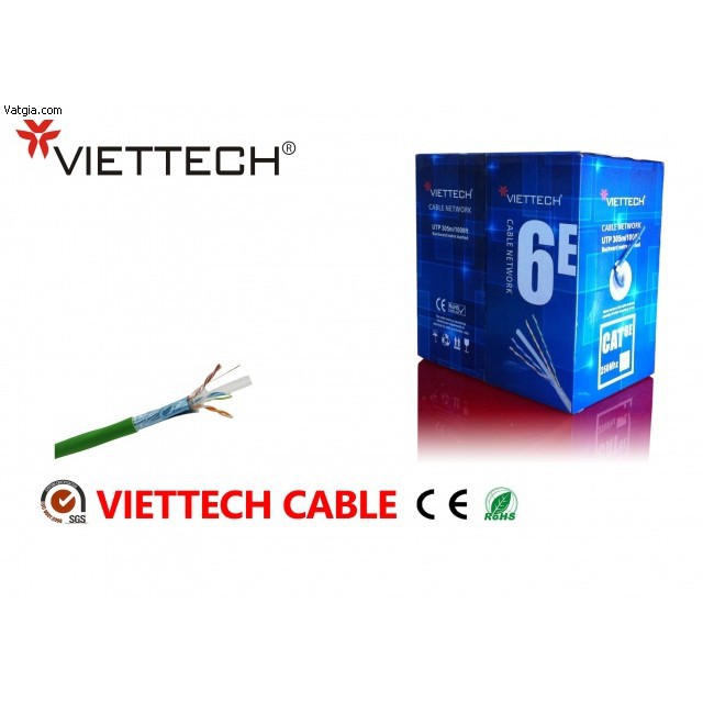 [flash sale] Dây mạng cat 6 VIETTECH có bấm sẵn 2 đầu [giá gốc]