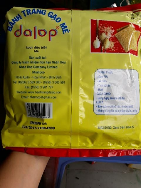 Bánh tráng gạo mè nướng sẵn Dalap