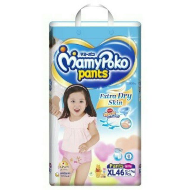 Bỉm quần mamypoko bé gái L28