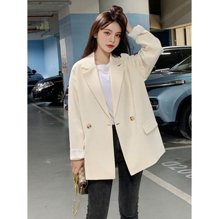 Áo khoác vest blazer xuân thu phong cách Hàn Quốc-HC356.Ảnh thật 4 hình cuối