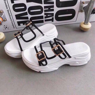 Dép quai ngang đế 4cm .