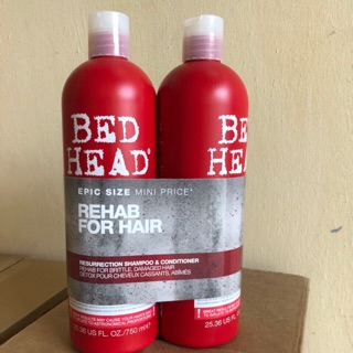 Dầu gội,xả Tigi đỏ siêu phục hồi hư tổn, giúp tóc chắc khoẻ mềm mượt