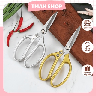 Kéo cắt thịt gà, vịt - kéo cắt đa năng inox Nhật Bản siêu sắc bén size lớn 23cm