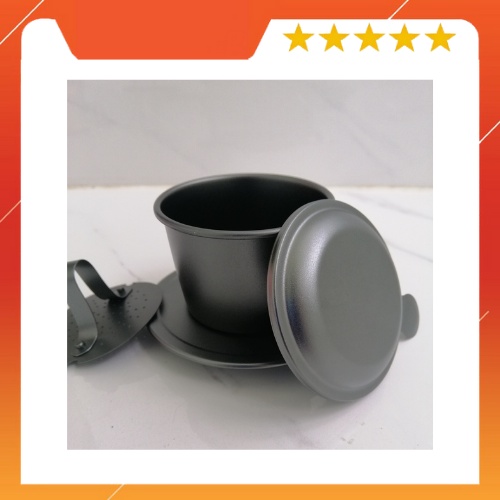 Phin pha cà phê phin màu đen anode chất lượng cao, sang trọng, bền, phin nhôm pha cafe cao cấp từ Xưởng phin màu ba miền