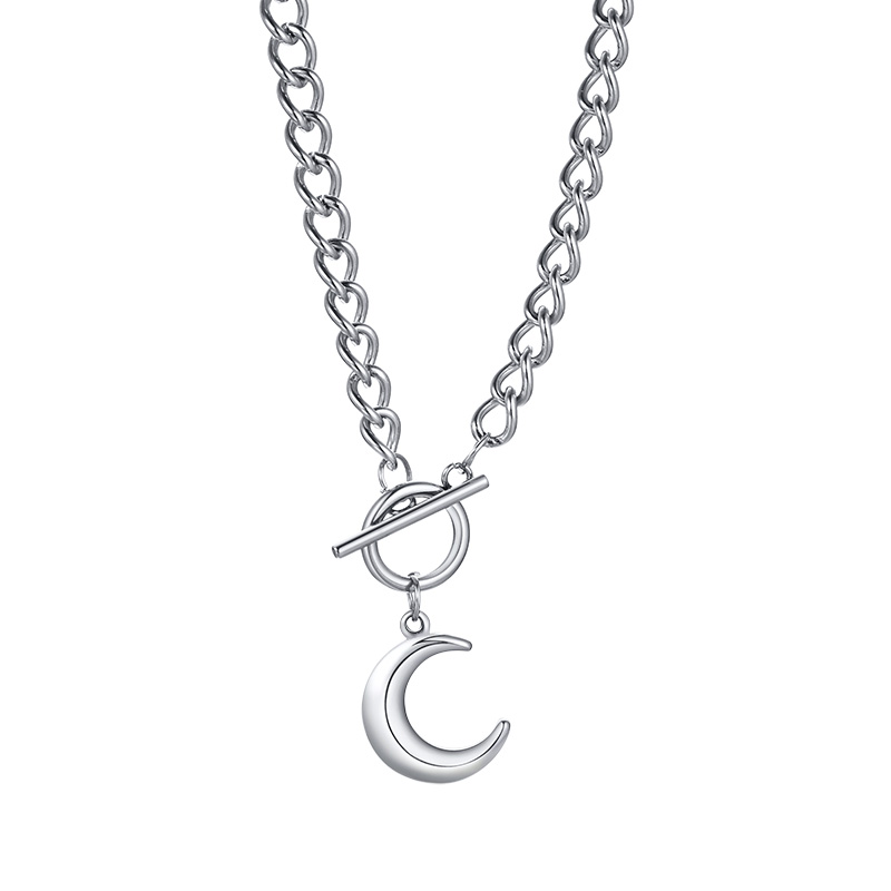 Vnox vòng cổ Mặt Trăng Khuyết Phong Cách Boho Thời Trang