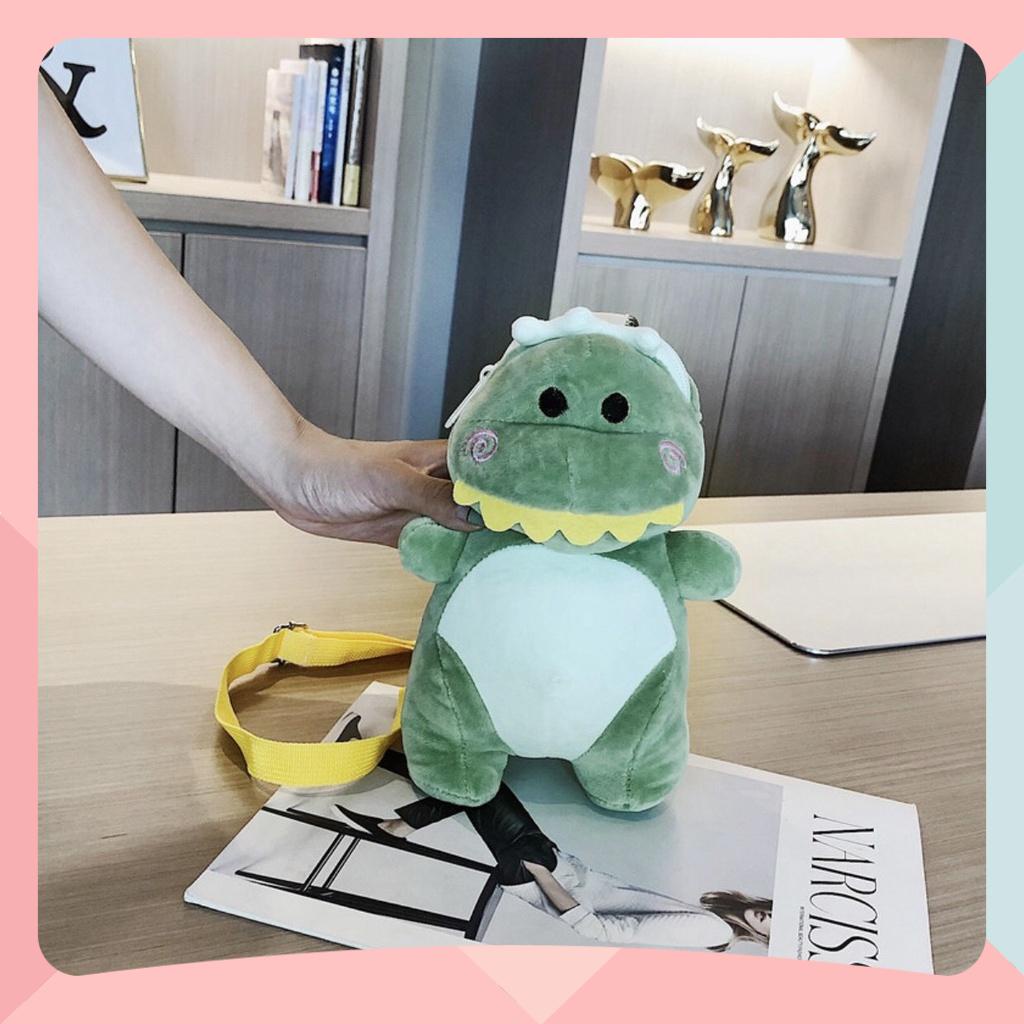 Túi Đeo Chéo Khủng Long  - Túi Đeo Chéo Thú Bông Đẹp Túi Gấu Cute