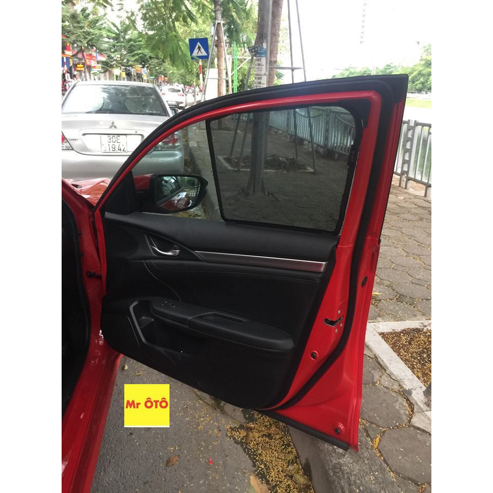 Rèm Che Nắng chống UV Xe Honda Civc 2018-2019 Hàng Loại 1 MR.ÔTÔ -Bảo Hành 2 Năm