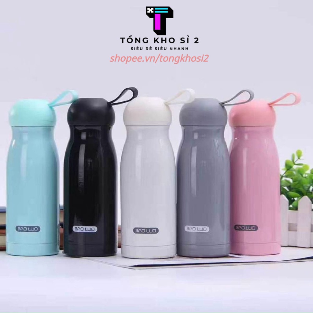 (CAO CẤP) Bình Đựng Nước Inox 304 Giữ Nhiệt 280ml T2 - #binhgiunhiet