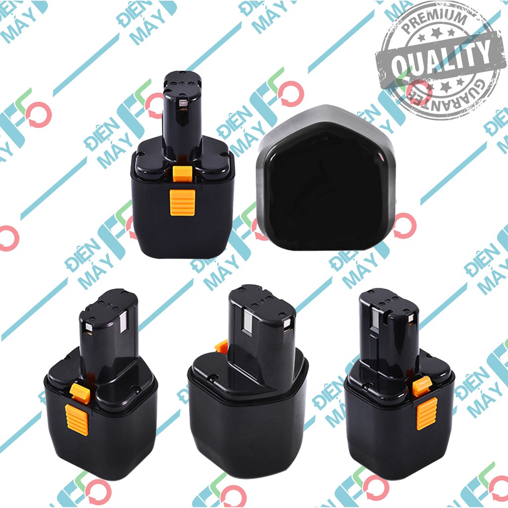DMF5 Vỏ pin Hitachi 12V Ni-Mh 3.0Ah, vỏ đứng, loại dày đẹp lắp vừa 6 cell 18650 và mạch