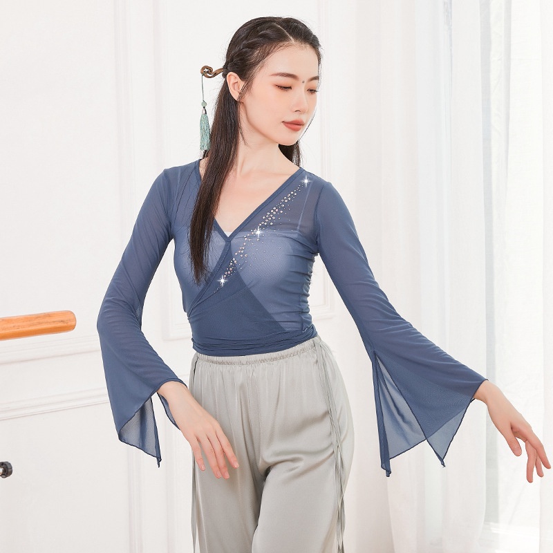 Trang Phục Biểu Diễn Múa Dáng Ôm Phong Cách Cổ Điển Cho Nữ