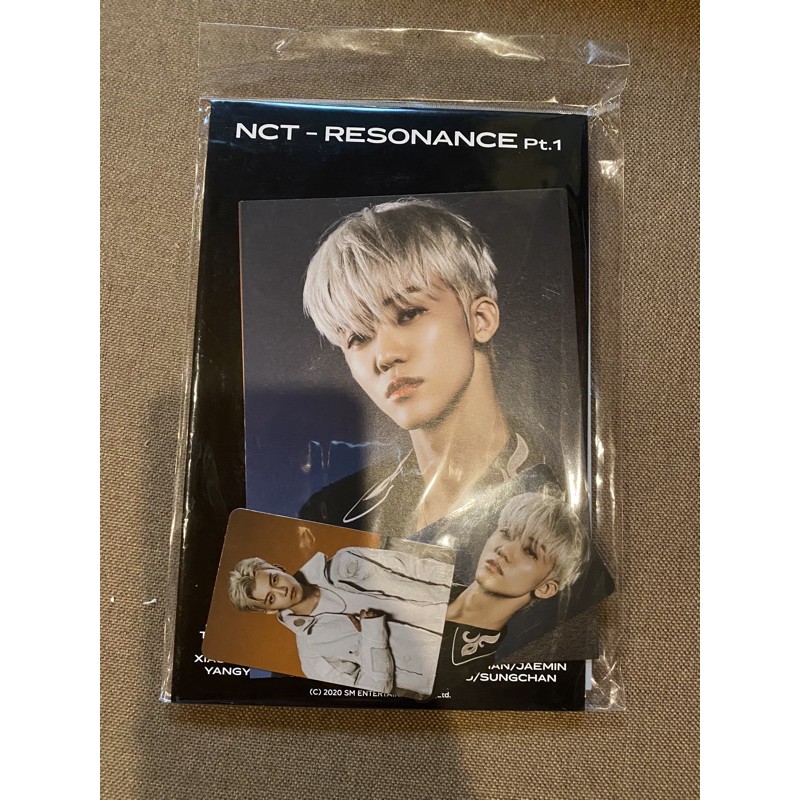 set hình ảnh kèm thẻ photocard Frameset NCT Jeno Jaemin