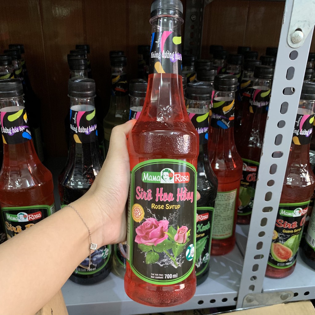 Syrup Hoa Hồng MAMAROSA Golden Farm - 700ml  - SP010821 - Nguyên liệu pha chế trà sữa HIỆP PHÁT