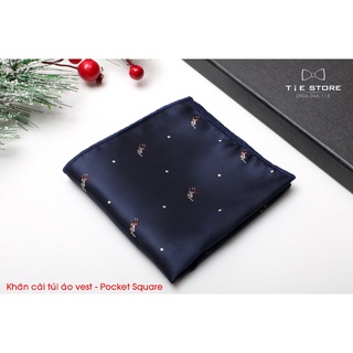 Phụ kiện khăn cài túi áo vest - phụ kiện cài vest nam