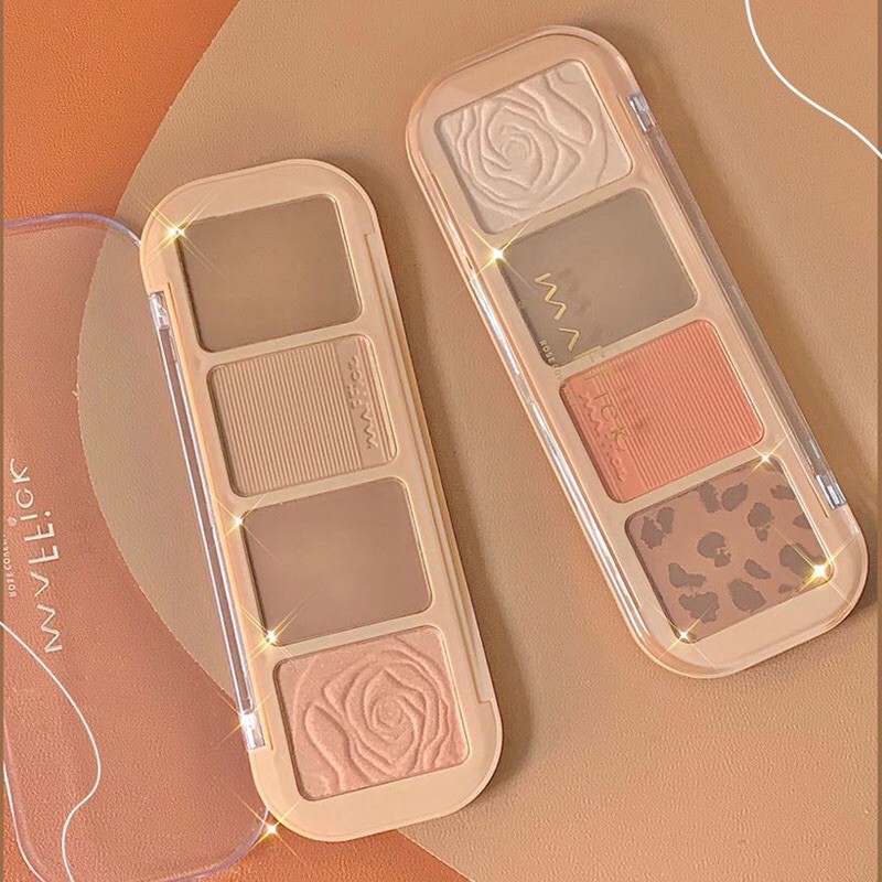 MAFFLICK - Bảng phấn má tạo khối Contouring Powder Palette