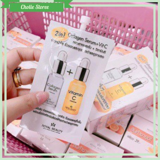 Collagen Serum + Vitamin C 2in1 Thái Lan 8ml giá rẻ