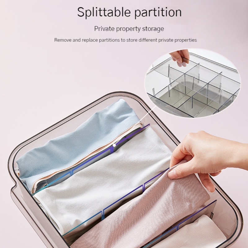 Hộp Đựng Quần Áo Chia Ngăn Tiện Lợi