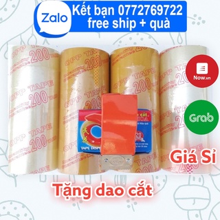 BĂNG KEO 200Y TRONG ĐỤC (cây 6 cuộn)