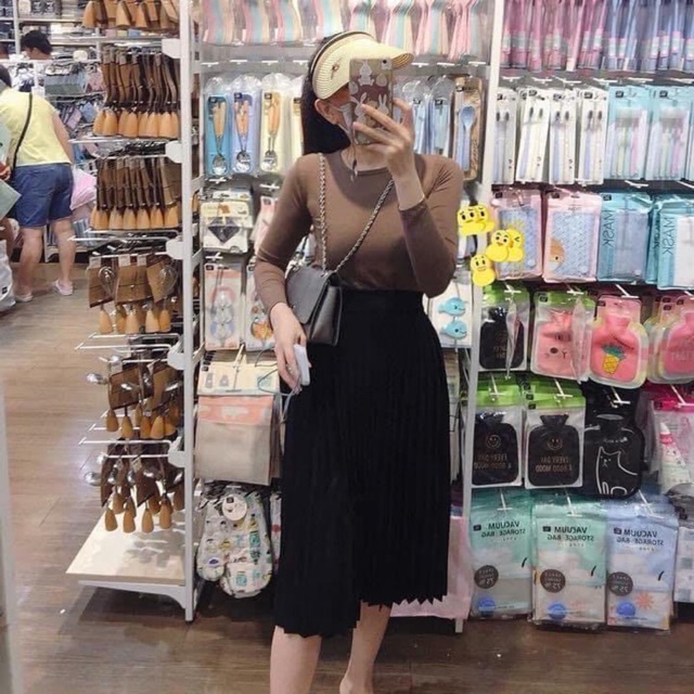 CHÂN VÁY XẾP LY DÀI NỮ SANG CHẢNH | BigBuy360 - bigbuy360.vn