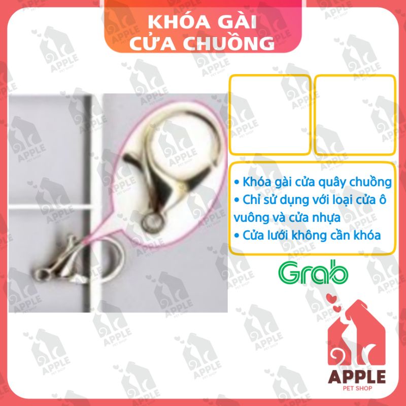 [CHỐT - KHÓA] Chốt gắn tấm/miếng ghép quây chuồng và khóa gài cửa