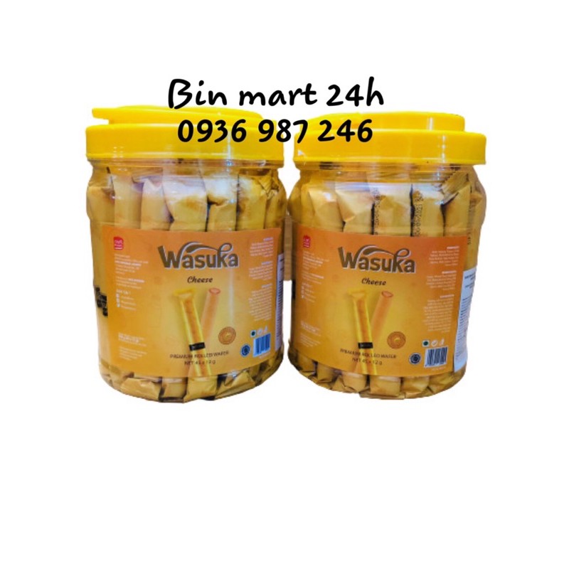 Bánh Quế Wasuka Hương Phô Mai Hủ 45 cây Nhập Từ Indonesia