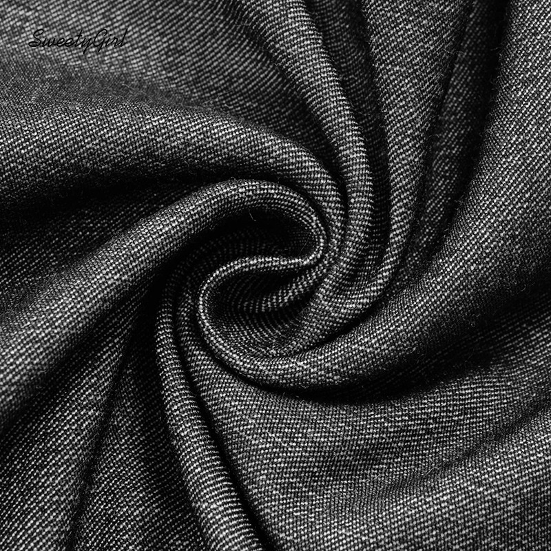 Quần dài ống loe lưng thấp màu sắc đơn giản dành cho nữ