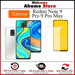 Kính Cường Lực Xiaomi Redmi Note 9 Pro 9 Pro Max Full Màn 9D [FM]